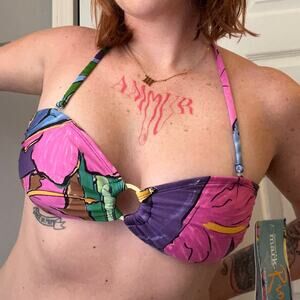 NEW Carlos Falchi and Mark Rio Tropical Swim Bikini Set